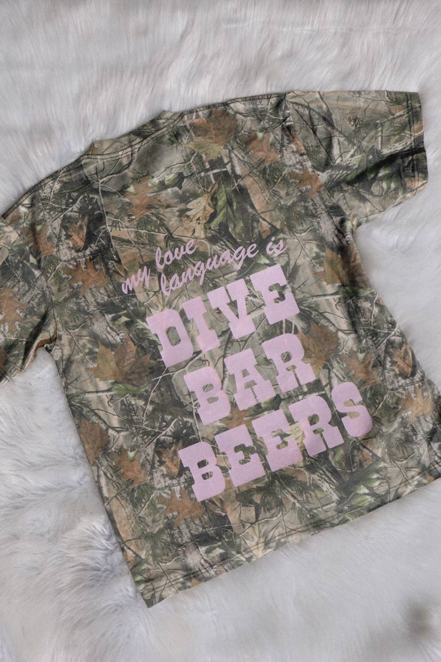 Dive Bar Beers Camo Tee