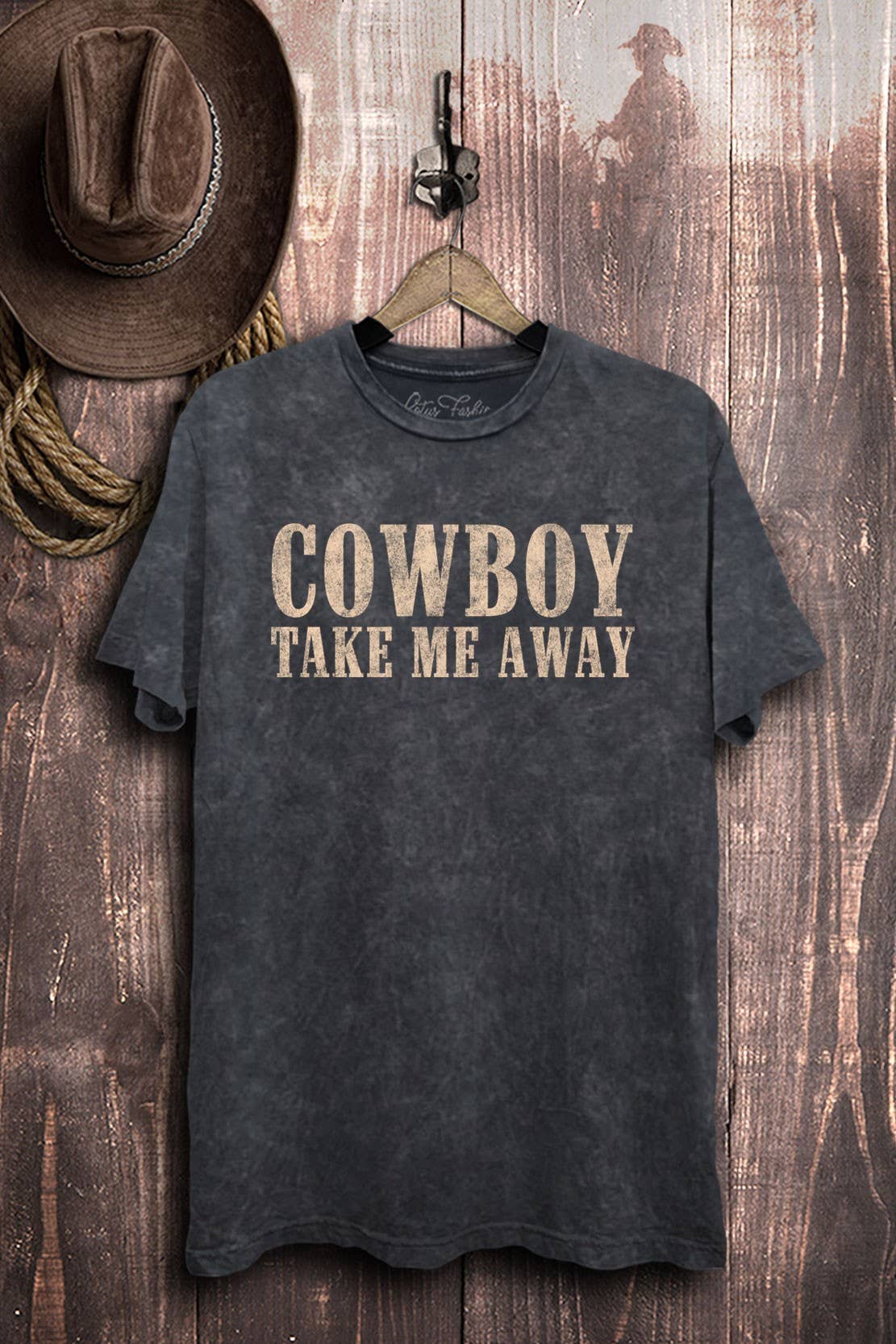 Cowboy Take Me Away Graphic Top