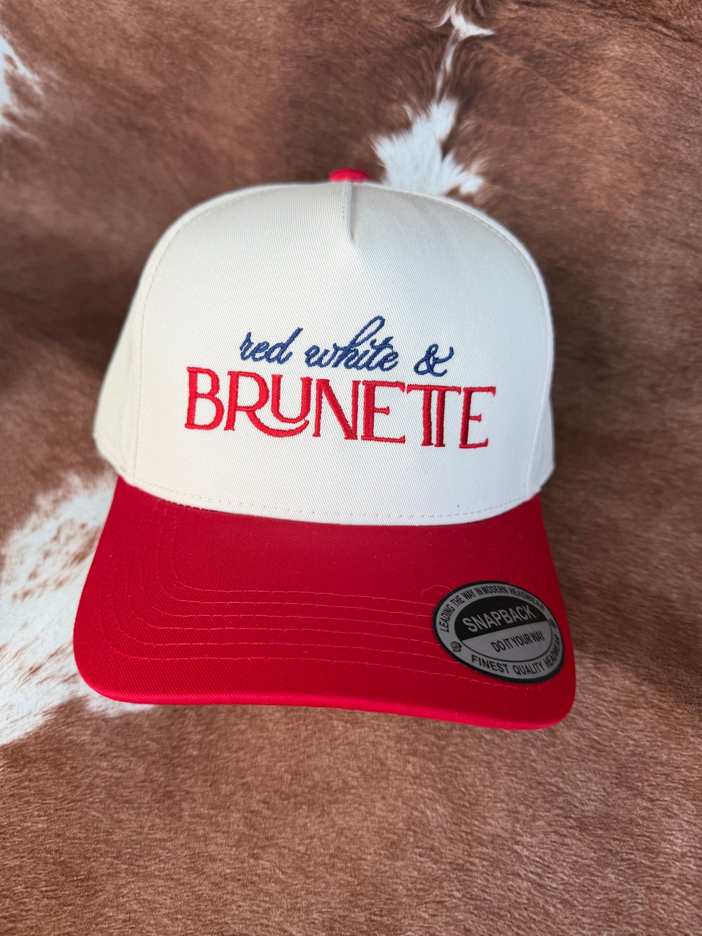 Red White & BRUNETTE
