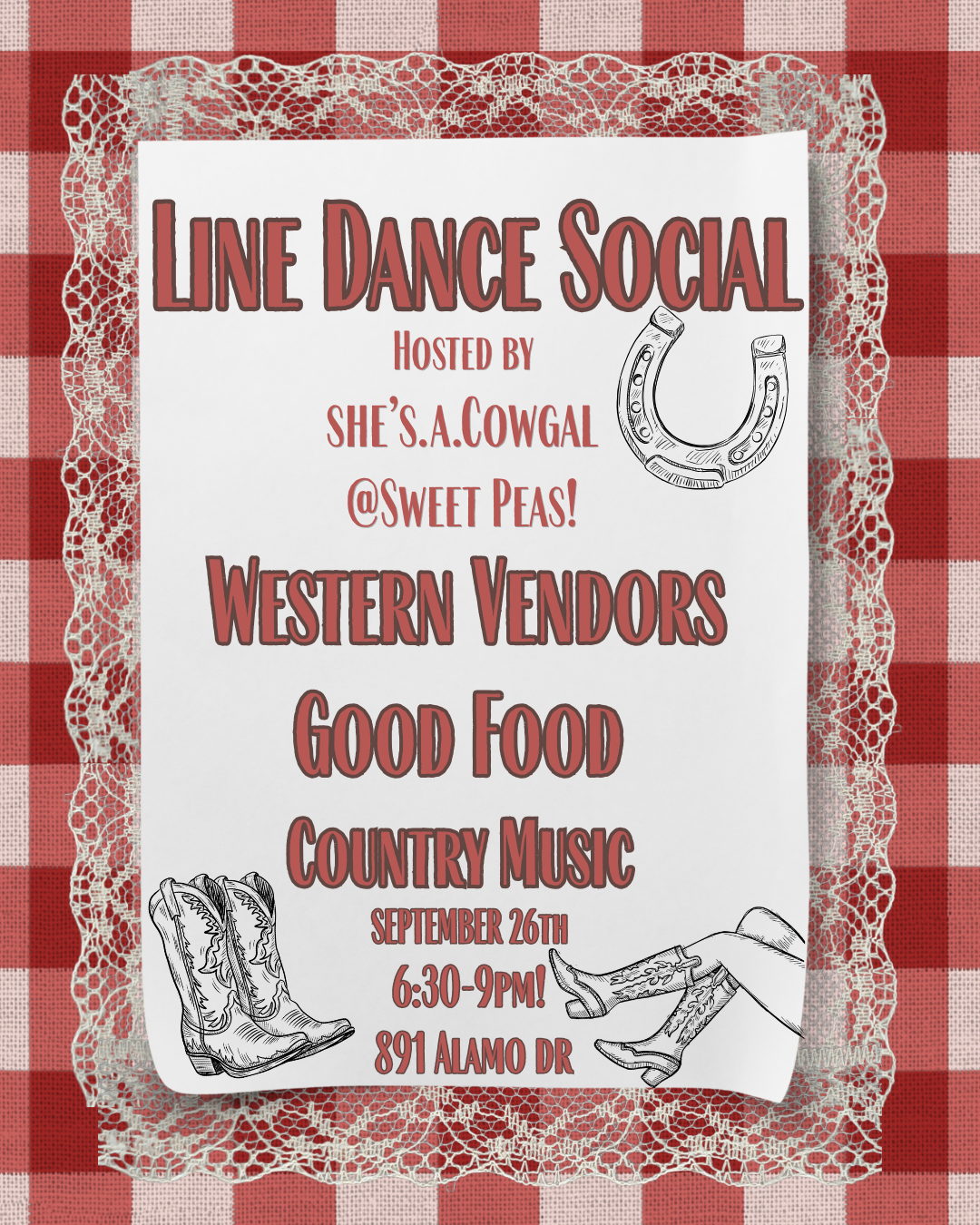 Line Dance Social TICKET
