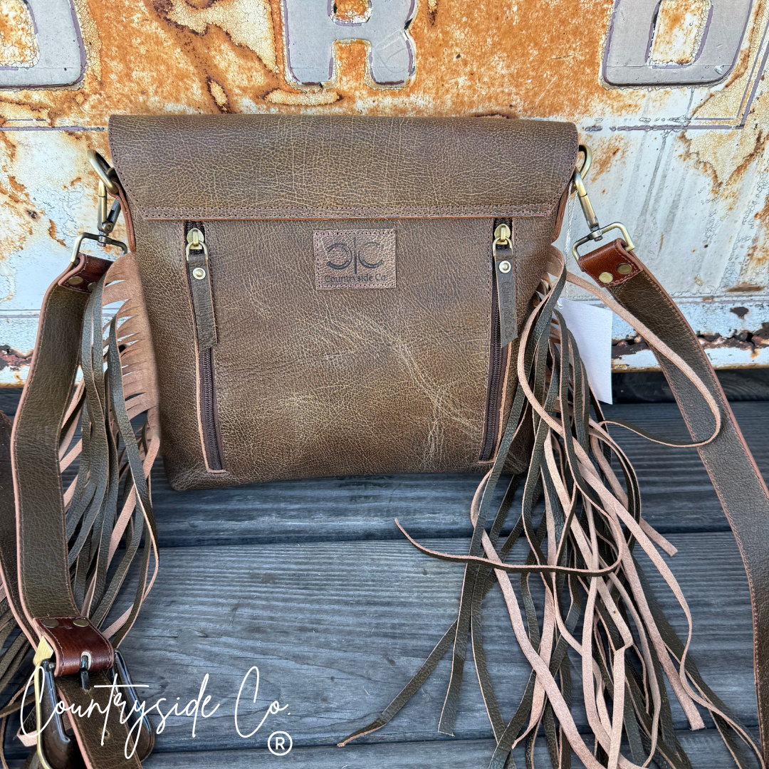 Georgia Tooled Leather Purse