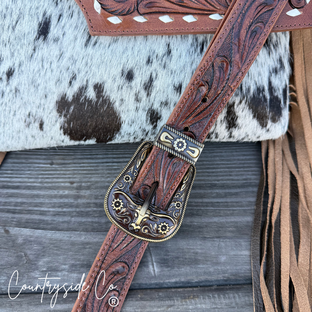 Georgia Tooled Leather Purse