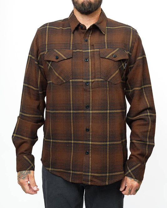 Destroyer Flannel - Burnt Brown