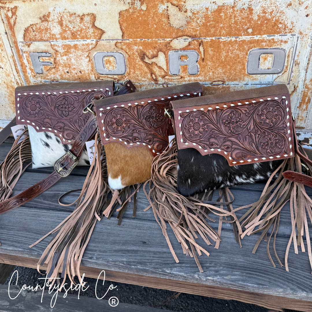 Georgia Tooled Leather Purse