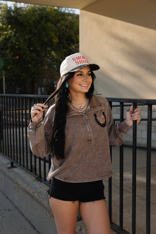 ROWEL 'EM UP PULLOVER