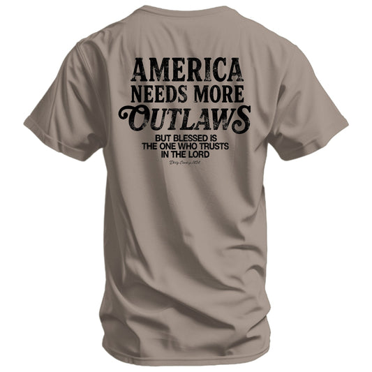 America Needs More Outlaws Men's T-Shirt