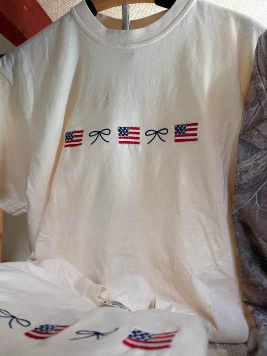 America & Bow Tee