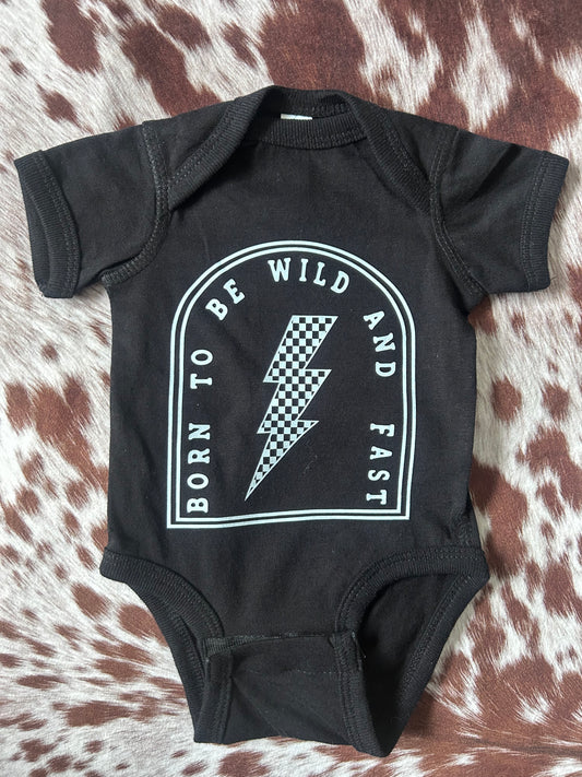 Wild and fast onesie