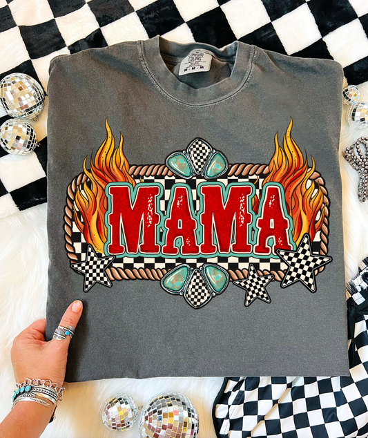 Mama Turquoise Fire - Comfort Color