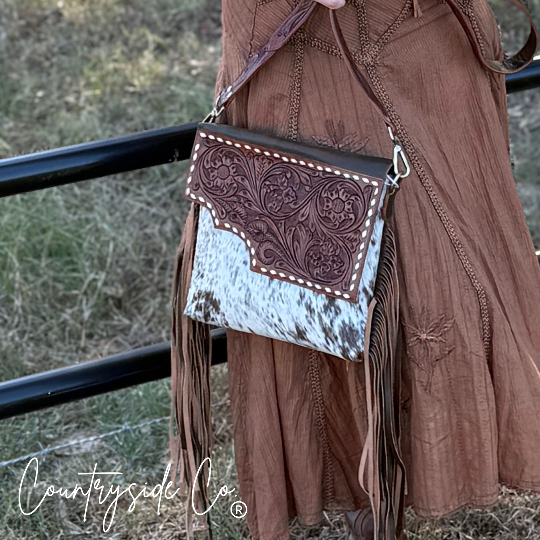 Georgia Tooled Leather Purse