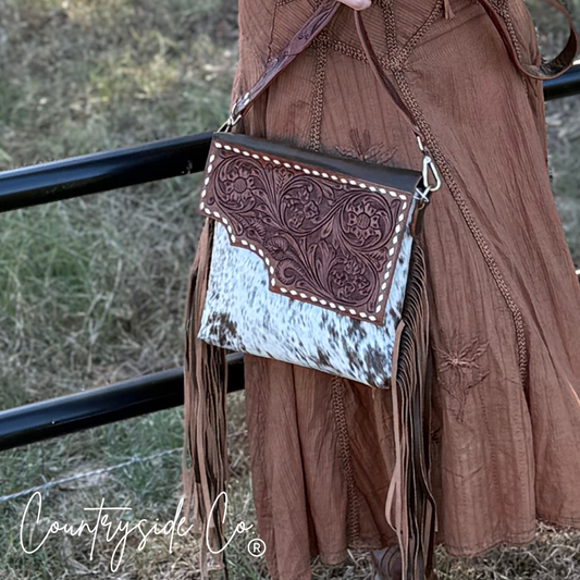 Georgia Tooled Leather Purse