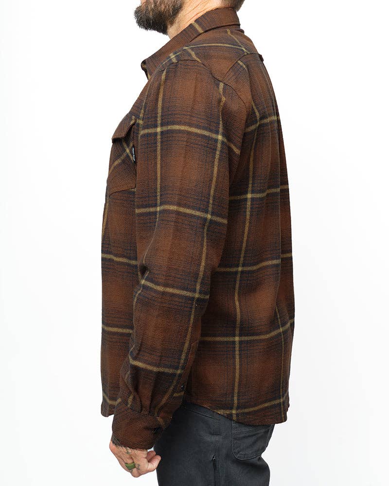Destroyer Flannel - Burnt Brown