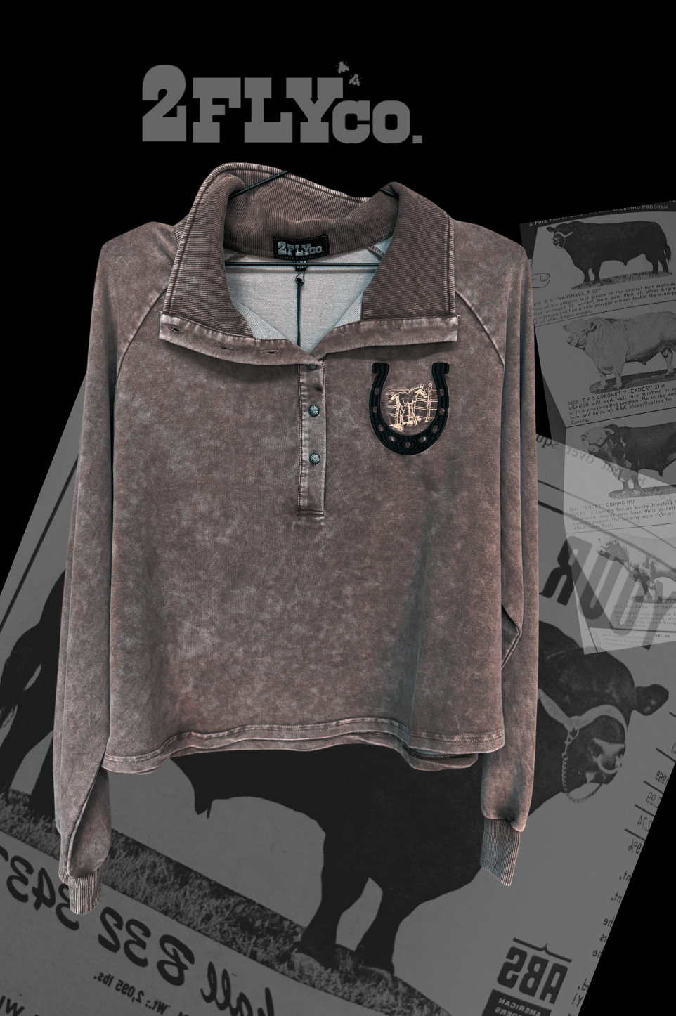 ROWEL 'EM UP PULLOVER