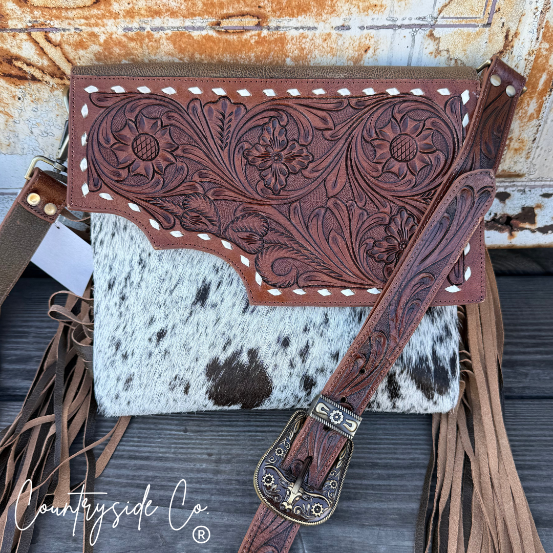 Georgia Tooled Leather Purse