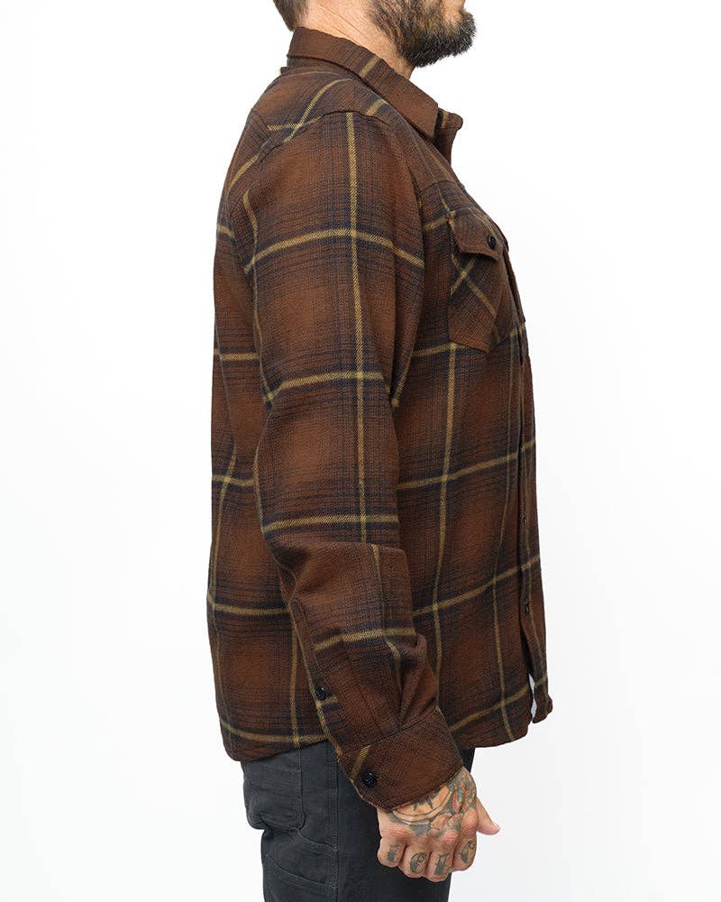Destroyer Flannel - Burnt Brown