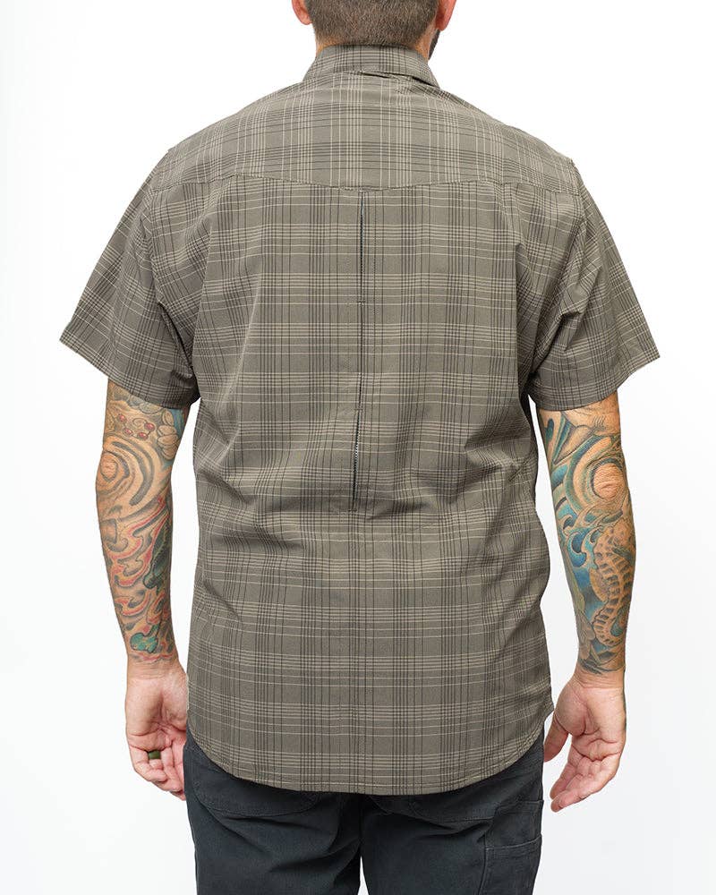 Desert Brown Pearl Snap