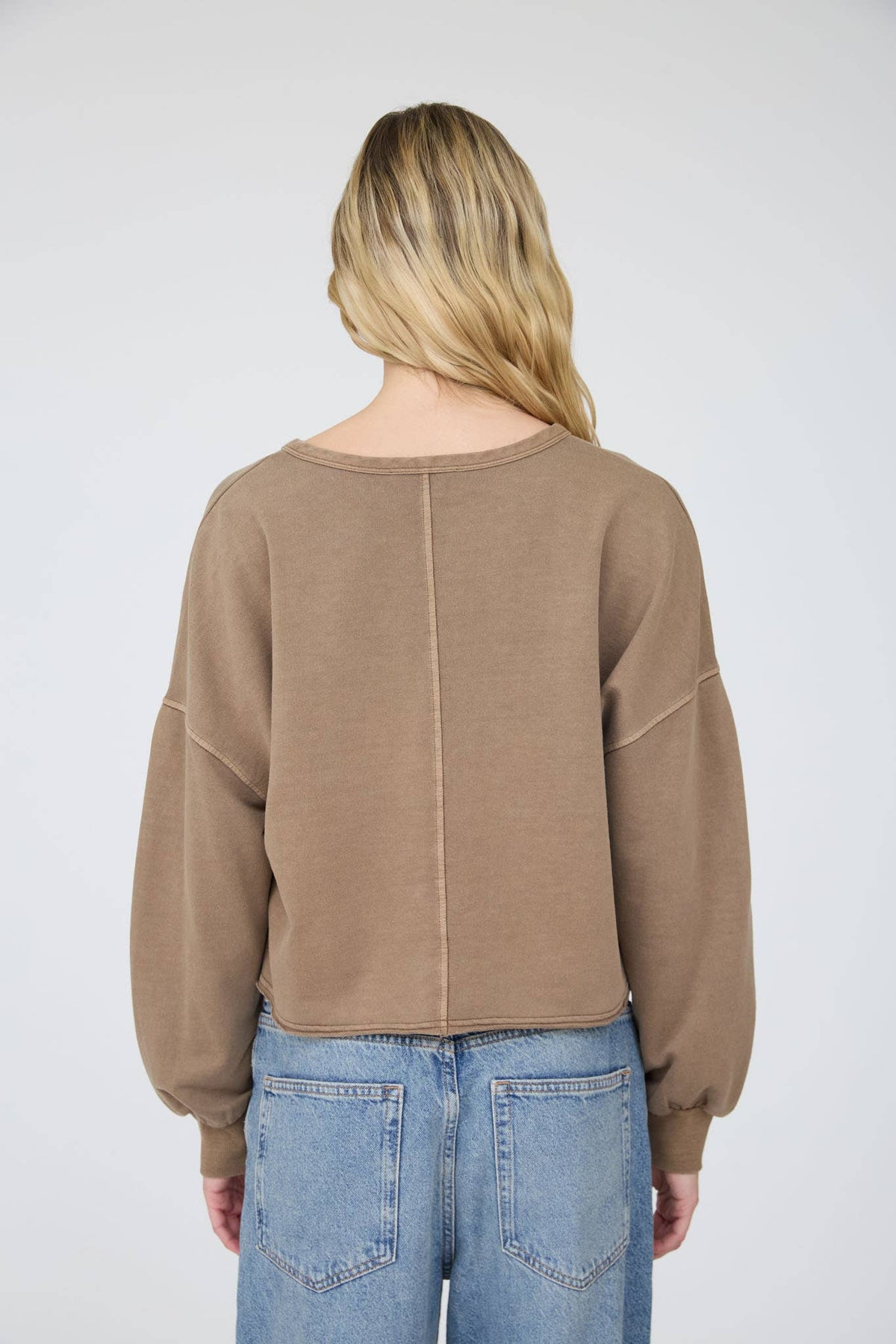 Lainey Tan cropped long sleeve